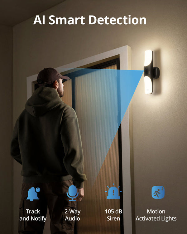Wired Wall Light Cam S100 - Redmond Electric