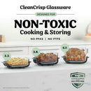Ninja Crispi Pro 7-in-1 XL Glass Air Fryer | Ash Grey - AS101UKGY Redmond Electric Gorey