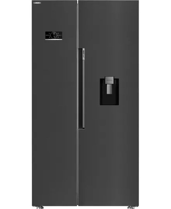 Beko American Fridge Freezer with NeoFrost™ & HarvestFresh™ | Black Steel - ASD2442VPZ Redmond Electric Gorey