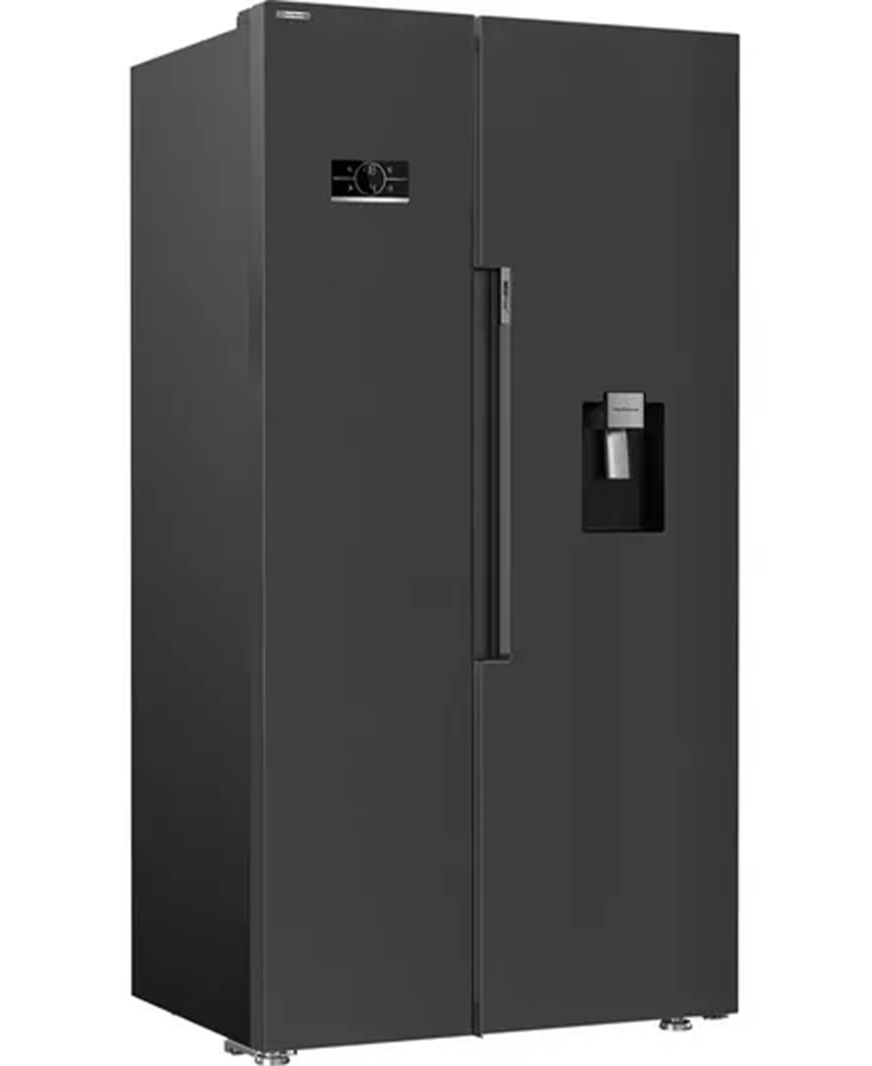 Beko American Fridge Freezer with NeoFrost™ & HarvestFresh™ | Black Steel - ASD2442VPZ Redmond Electric Gorey