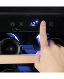 Amica Freestanding 19 Bottle Wine Cooler| 82 cm (H) | Stainless Steel AWC300SS Redmond Electric Gorey