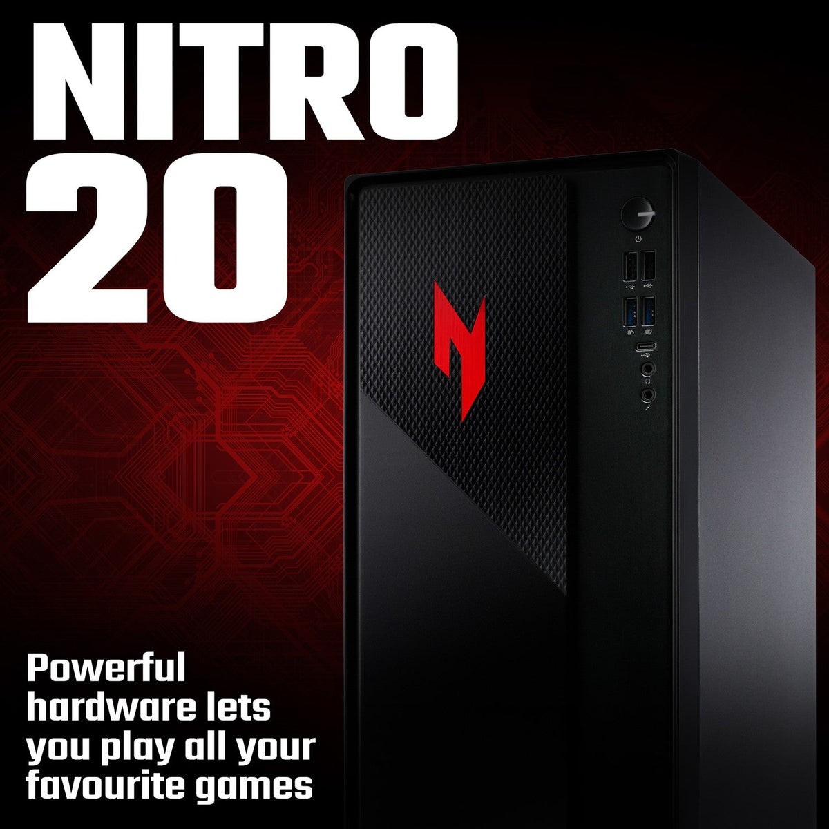 Nitro N20 i5-13420H | 16GB | 512GB | RTX 5060 Gaming Desktop