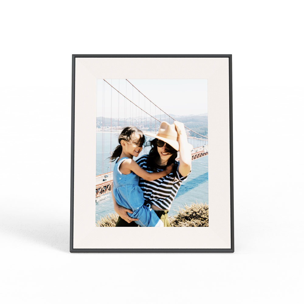 Aura Aspen 12" HD Photo Frame | Ink with Paper Mat - AF215-MBLK Redmond Electric