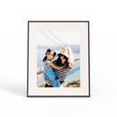 Aura Aspen 12" HD Photo Frame | Ink with Paper Mat - AF215-MBLK Redmond Electric
