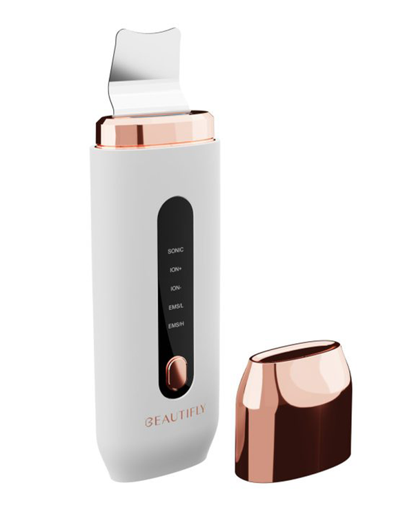 Beautify Skin Scrubber B-Scrub PRO | White + Rose Gold Redmond Electric Gorey