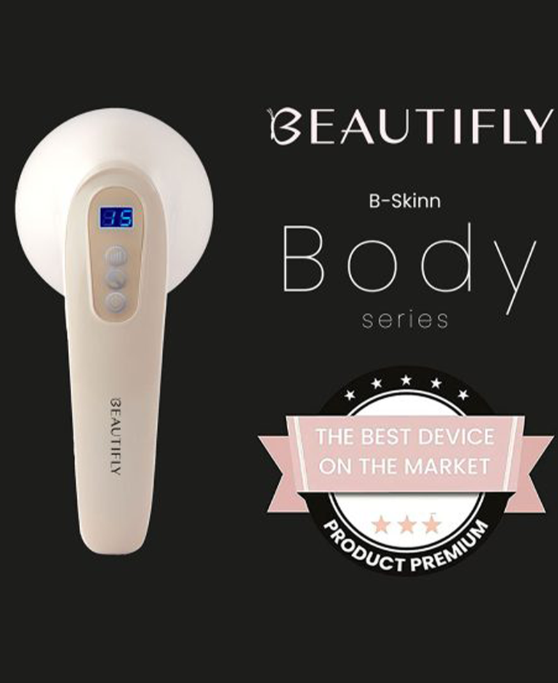 Beautifly Electric Cellulite Massager B-Skinn Body with 8 Interchangeable Accessories Redmond Electric Gorey