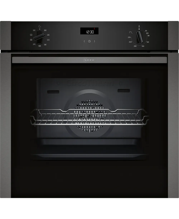 Neff N 50 Built-in Single Oven with Eco Clean & CircoTherm | Graphite-Grey - B1ACE4AG3B Redmond Electric Gorey