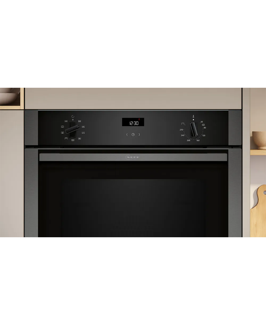 Neff N 50 Built-in Single Oven with Eco Clean & CircoTherm | Graphite-Grey - B1ACE4AG3B Redmond Electric Gorey