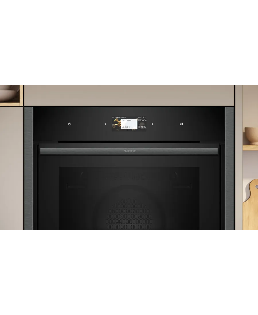 Neff Neff N90 Built-in Single Oven with TFT Display | Graphite-Grey ...