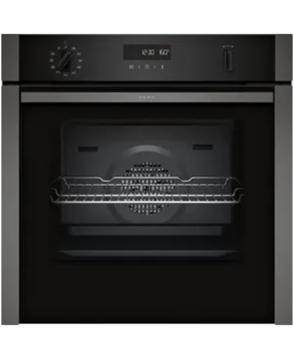 Neff N 50 Built-in Slide&Hide Single Oven with Pyrolytic Cleaning | Graphite-Grey - B6ACH7AG7B Redmond Electric Gorey