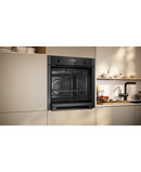 Neff N 50 Built-in Slide&Hide Single Oven with Pyrolytic Cleaning | Graphite-Grey - B6ACH7AG7B Redmond Electric Gorey