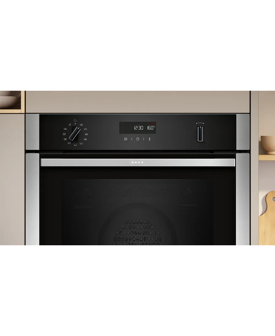 Neff N 50 Built-in Slide&Hide Single Oven with Dual Cleaning | Stainless steel - B6ACH7AN7B Redmond Electric Gorey