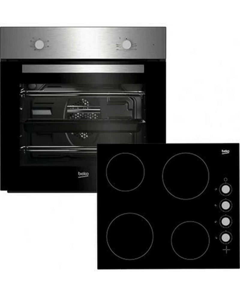 Beko Built-In Oven & Ceramic Hob Pack BBSF210SX Redmond Electric Gorey