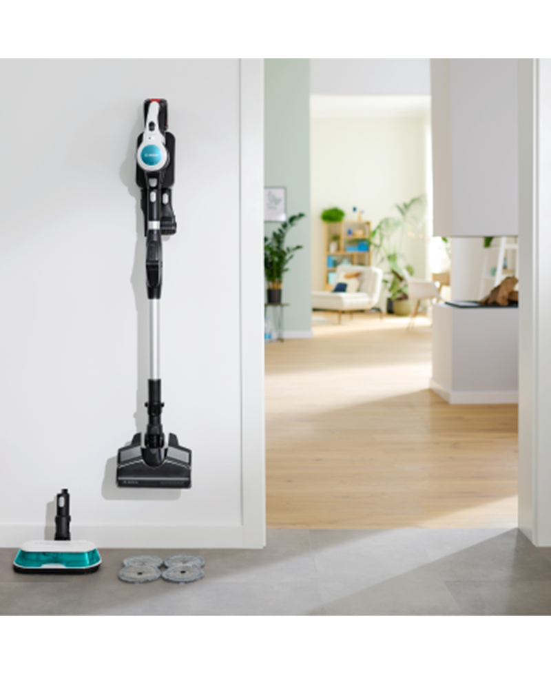 Bosch Unlimited 7 Aqua 2-in-1 Cordless Vacuum Cleaner & Mop | White BCS71HYGGB Redmond Electric Gorey