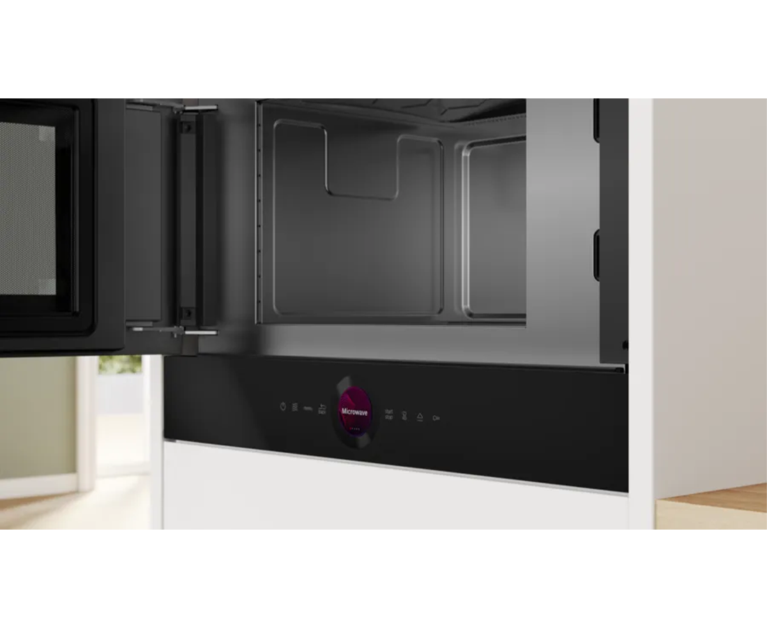 Bosch Series 8 Built-in Microwave with Digital Control Ring | Black BFL7221B1B Redmond Electric Gorey