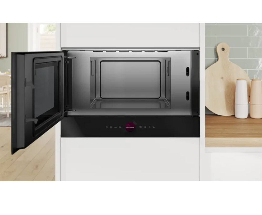 Bosch Series 8 Built-in Microwave with Digital Control Ring | Black BFL7221B1B Redmond Electric Gorey