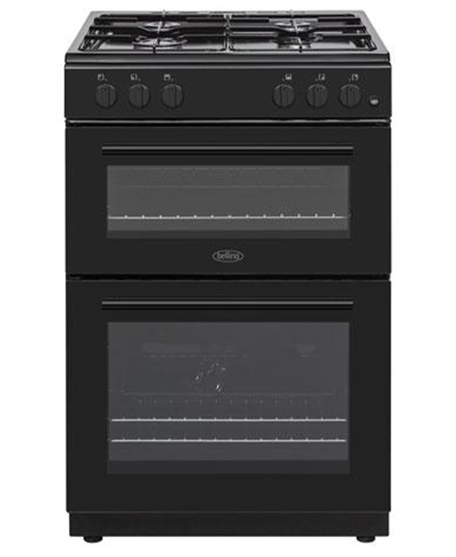 Belling 60cm Double Oven Gas Cooker | Black - BFSG61TCBKLPG Redmond Electric Gorey