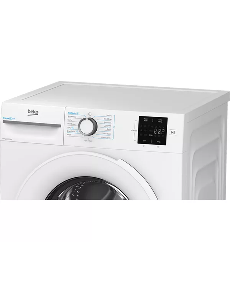 Beko 8kg 1400rpm Washing Machine A Rated with EnergySpin | White Redmond Electric Gorey - BM3WT3841W