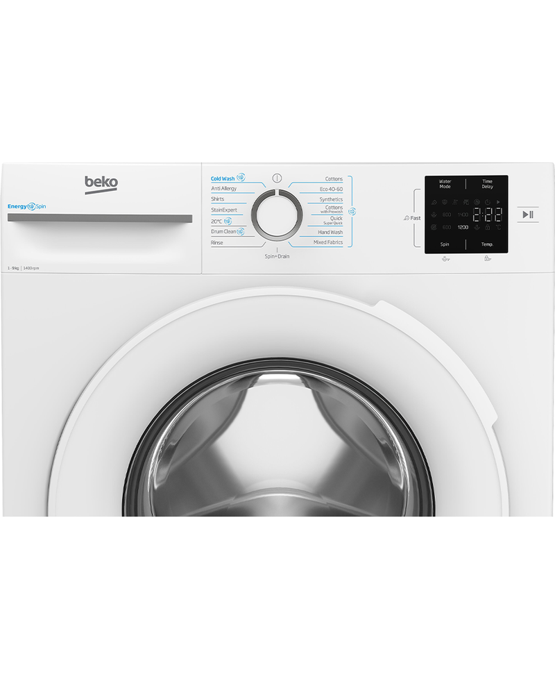 Beko 9kg 1400rpm Washing Machine A Rated with EnergySpin | White BM3WT3941W Redmond Electric Gorey