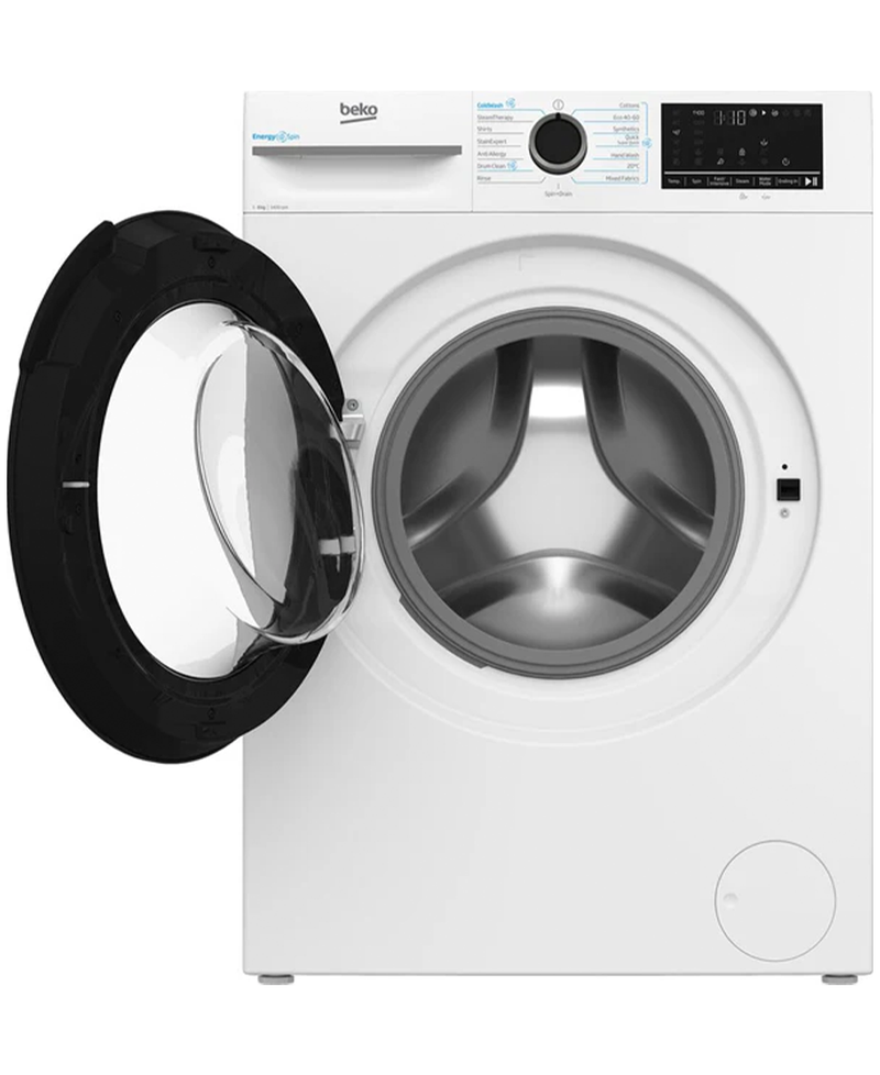 Beko 8kg 1400rpm Washing Machine A Rated with EnergySpin + IronFast | White Redmond Electric Gorey - BM3WT4841IW