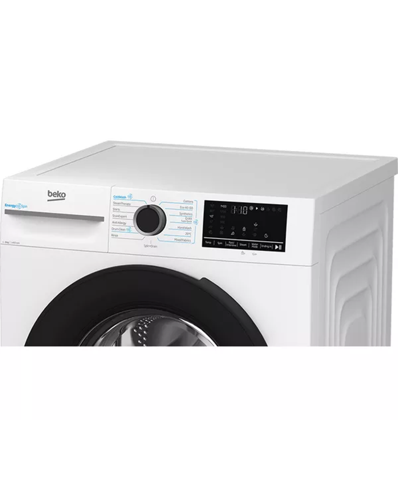 Beko 8kg 1400rpm Washing Machine A Rated with EnergySpin + IronFast | White Redmond Electric Gorey - BM3WT4841IW