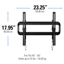 37”–55” Tilting TV Wall Mount