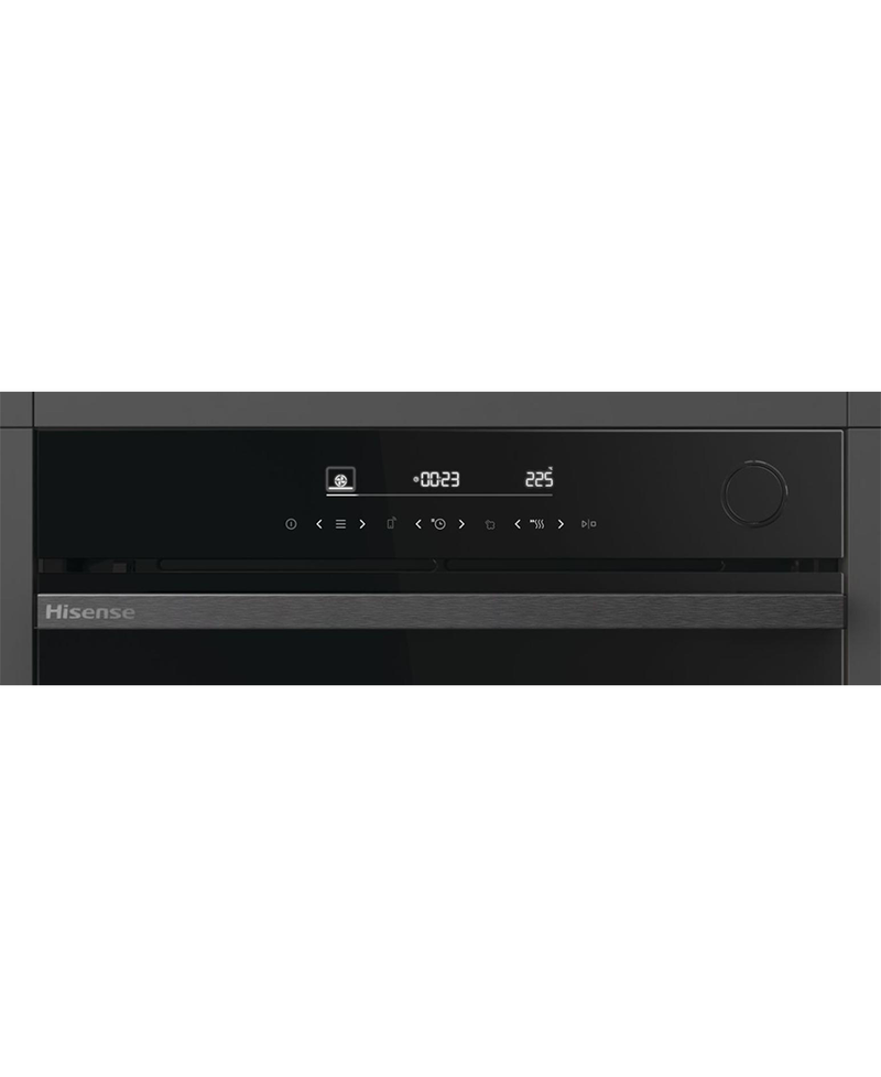 Hisense Hi6 BlackLine AirFry Electric Pyrolytic Steam Smart Oven | Jet Black Redmond Electric Gorey BSA66346PDBGUK