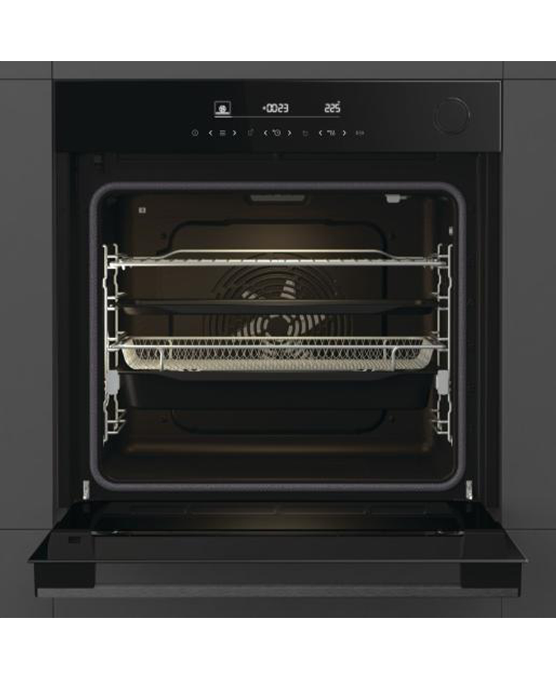 Hisense Hi6 BlackLine AirFry Electric Pyrolytic Steam Smart Oven | Jet Black Redmond Electric Gorey BSA66346PDBGUK