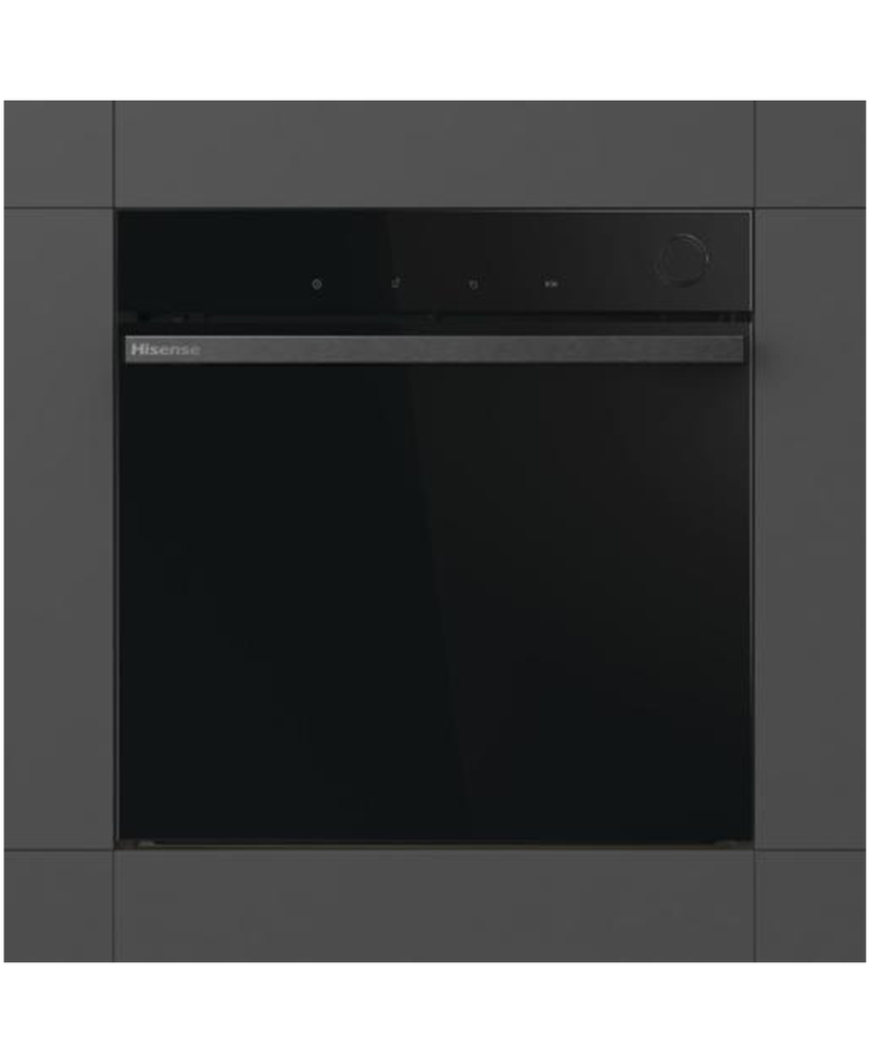 Hisense Hi6 BlackLine AirFry Electric Pyrolytic Steam Smart Oven | Jet Black Redmond Electric Gorey BSA66346PDBGUK