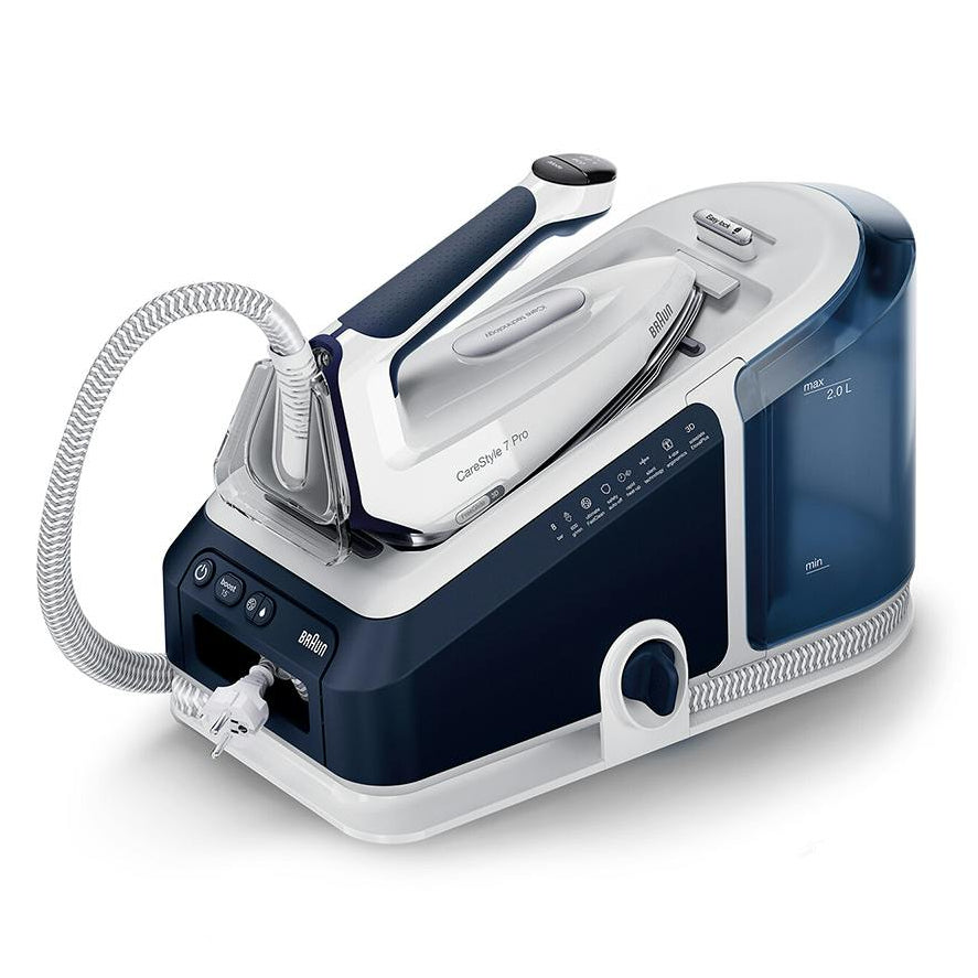 Braun 2400W CareStyle 7 Pro Steam Generator Iron | Blue - IS7282BL Redmond Electric Gorey