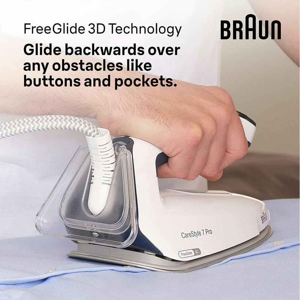 Braun 2400W CareStyle 7 Pro Steam Generator Iron | Blue - IS7282BL Redmond Electric Gorey