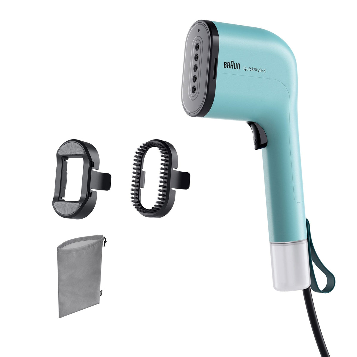 Braun QuickStyle 3 1100W Garment Steamer, Green GS3013GR