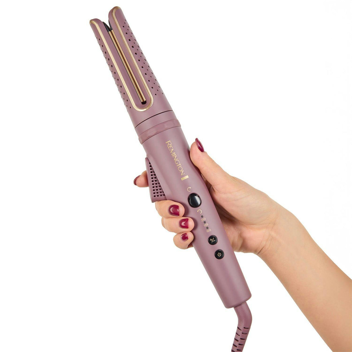 Remington Airvive Rotating Curling Wand | Dusty Pink - CI8930U51 Redmond Electric Gorey
