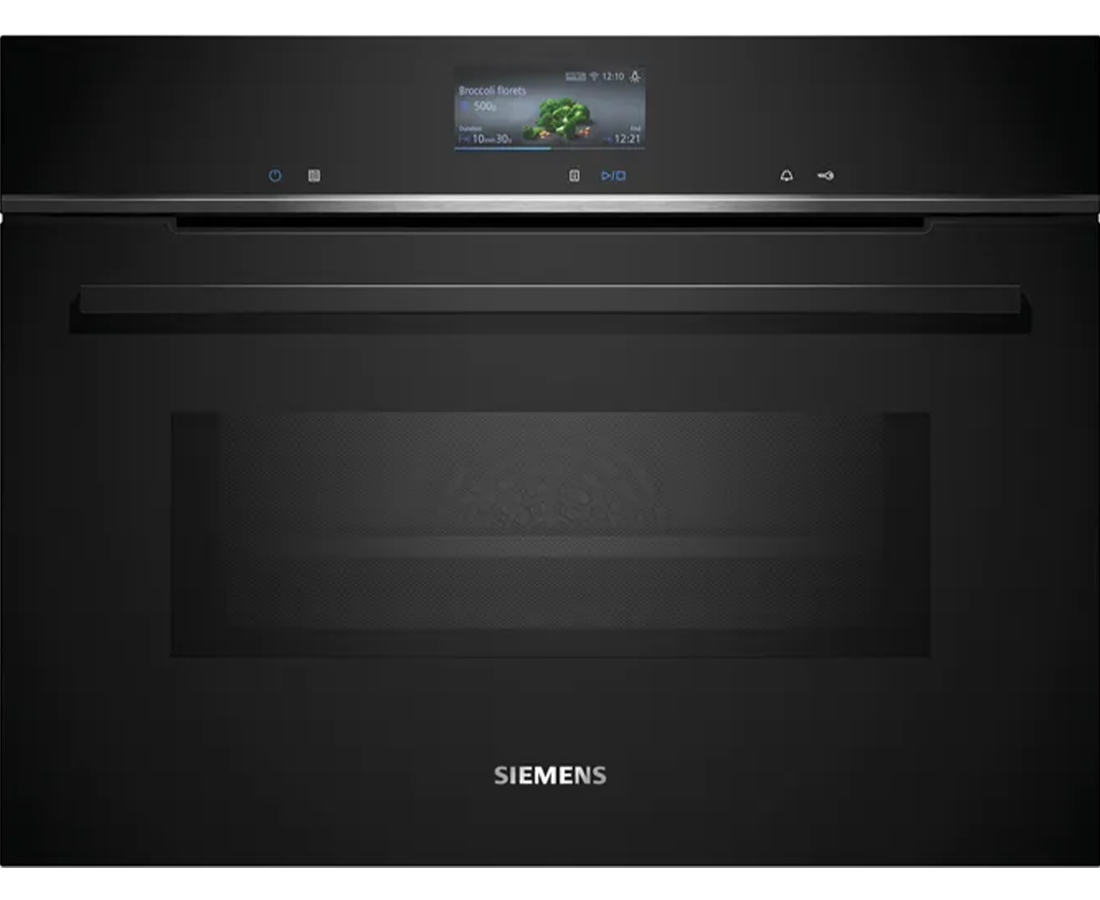 Siemens iQ700 Built In Combi Oven with Microwave | 45cm (H) CM776G1B1B Redmond Electric Gorey