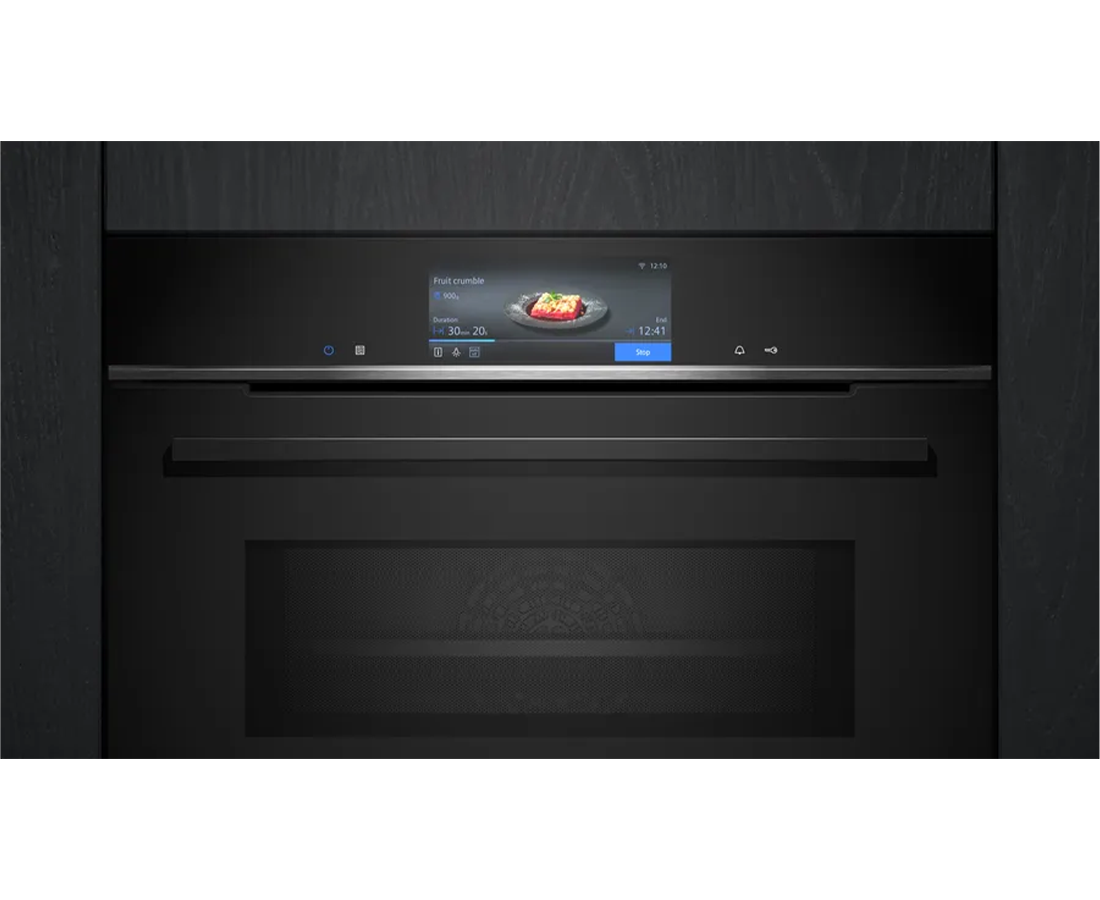 Siemens iQ700 Built In Combi Oven with Microwave | 45cm (H) CM778GNB1B Redmond Electric Gorey