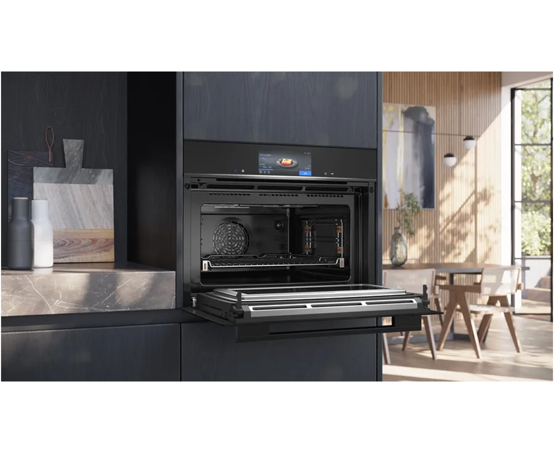 Siemens iQ700 Built In Combi Oven with Microwave | 45cm (H) CM778GNB1B Redmond Electric Gorey