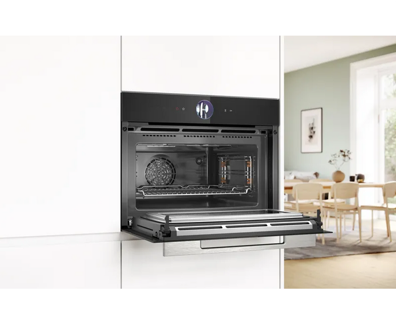 Bosch Series 8, built-in compact oven with microwave Black CMG7761B1B Redmond Electric Gorey