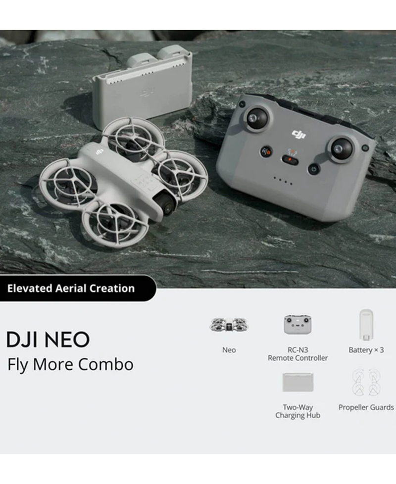 DJI Neo Fly More Combo, Mini Drone with 4K UHD Camera CP.FP.00000185.01 Redmond Electric Gorey