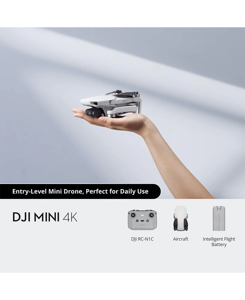 DJI Mini 4K Drone - White  CP.MA.00000798.01 Redmond Electric Gorey