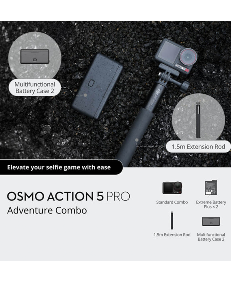 Osmo Action 5 Pro Adventure Combo CP.OS.00000350.03 Redmond Electric Gorey