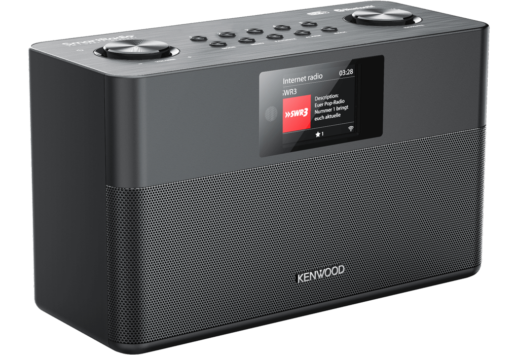 CR-ST100S Smart DAB+ Internet Radio Black