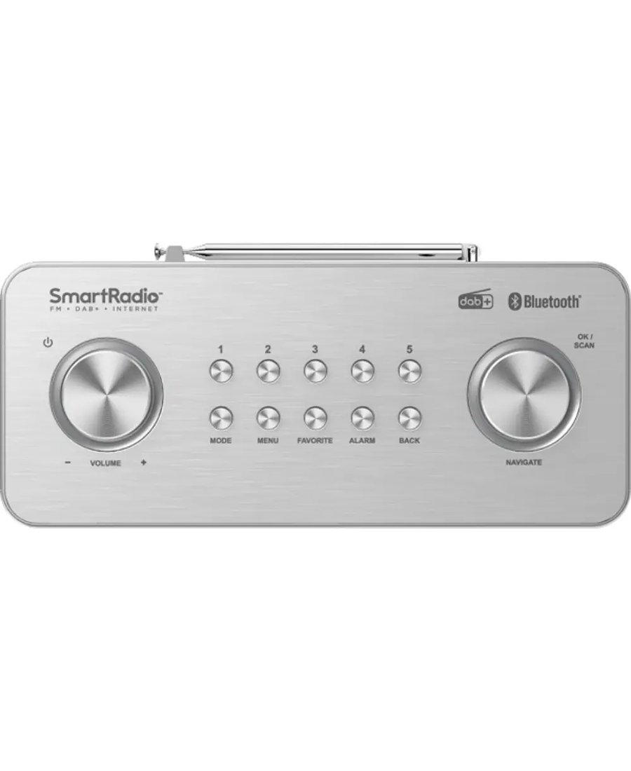 Kenwood FM-RDS / DAB+ Compact Smart Radio | Silver - CRST100SS Redmond Electric Gorey