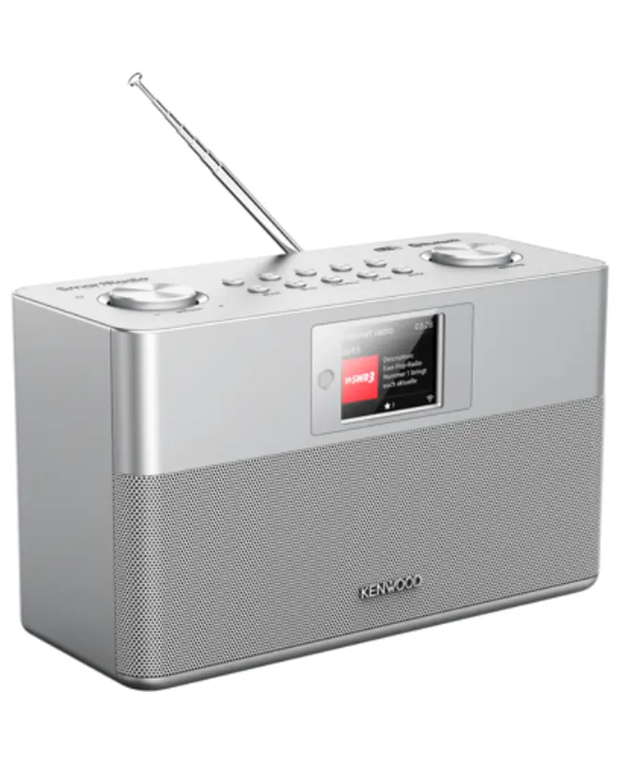 Kenwood FM-RDS / DAB+ Compact Smart Radio | Silver - CRST100SS Redmond Electric Gorey