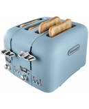 De'Longhi Argento Flora 4 Slice Toaster | Sky Blue - CT04.AZ Redmond Electric Gorey
