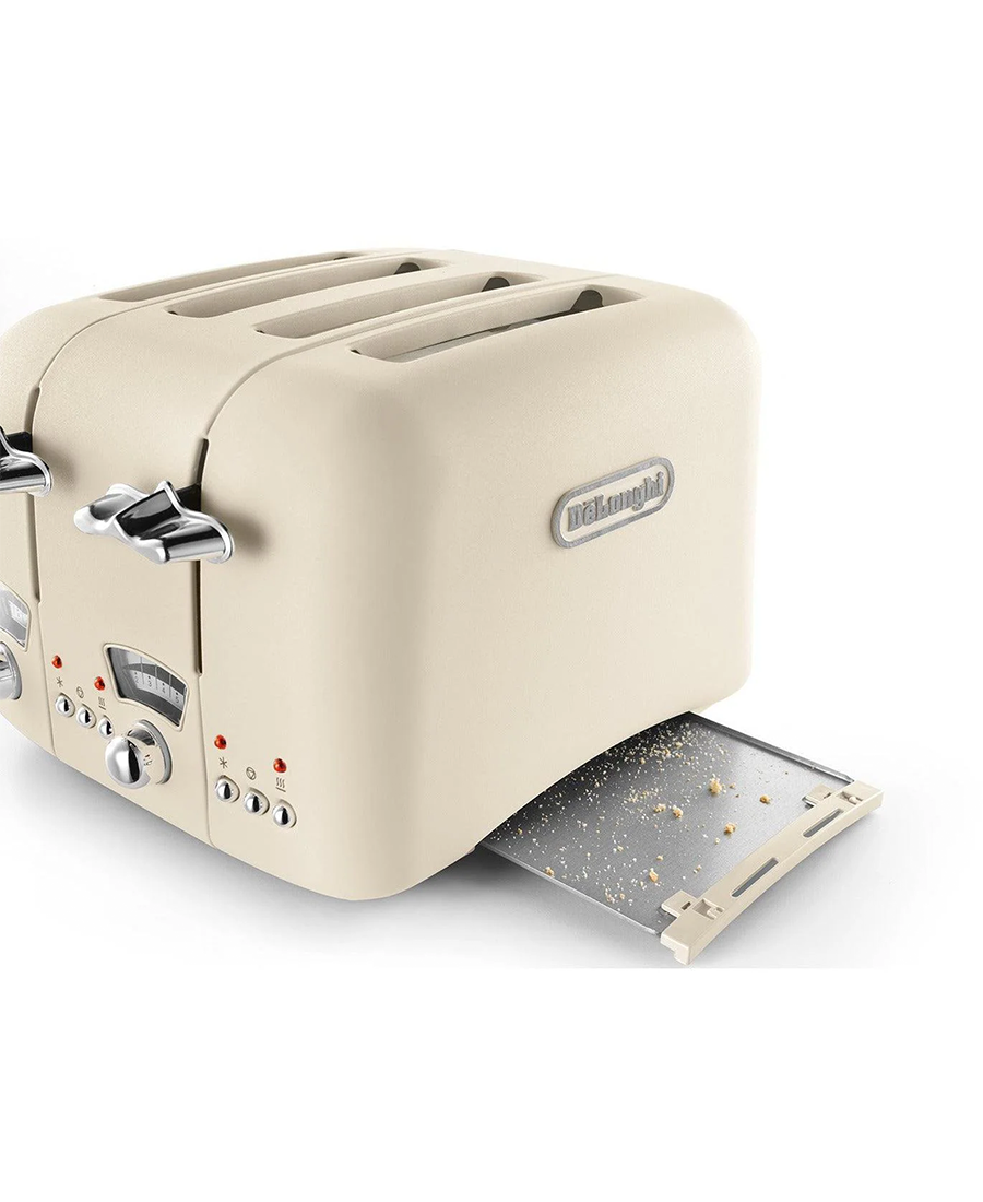 De'Longhi Argento Flora 4 Slice Toaster | Beige - CT04.BG Redmond Electric Gorey