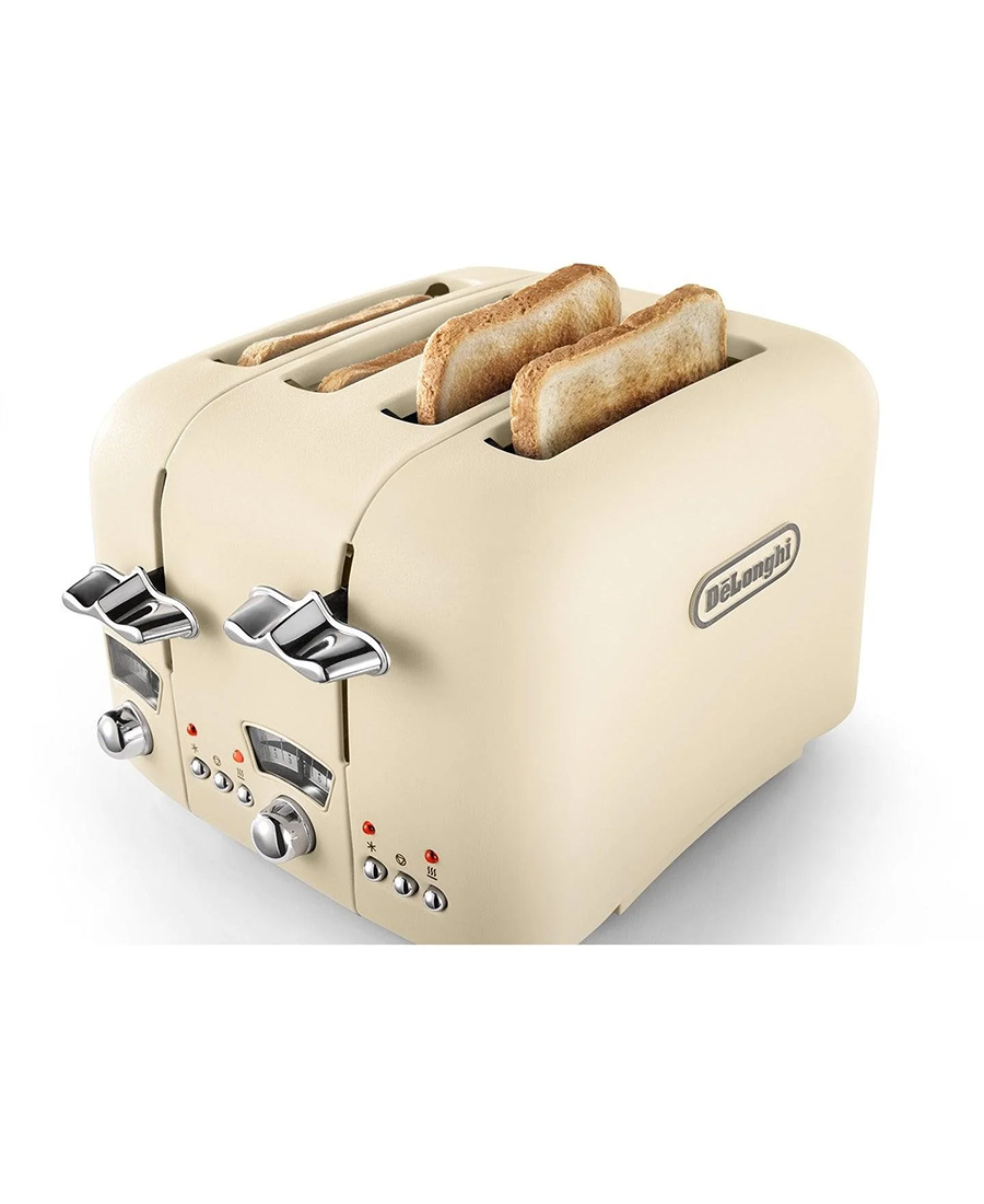 De'Longhi Argento Flora 4 Slice Toaster | Beige - CT04.BG Redmond Electric Gorey