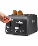 De'Longhi Argento Flora 4 Slice Toaster | Grey - CT04.GY Redmond Electric Gorey