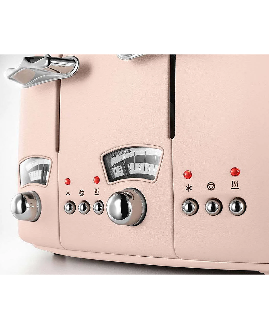 De'Longhi Argento Flora 4 Slice Toaster | Pink - CT04.PK Redmond Electric Gorey