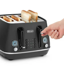 De'Longhi Distinta X 4 Slice Toaster | Black - CTIN4003.BK Redmond Electric Gorey