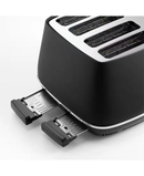 De'Longhi Distinta X 4 Slice Toaster | Black - CTIN4003.BK Redmond Electric Gorey
